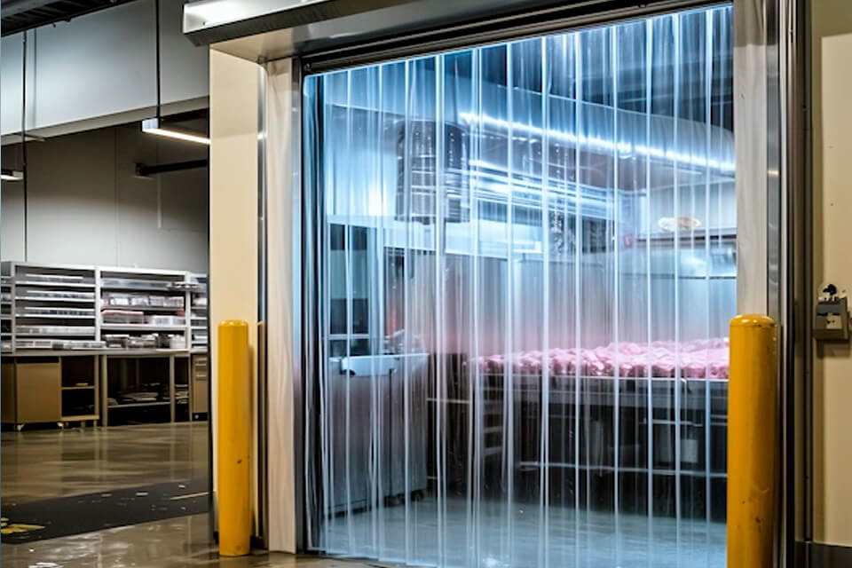 Завеса ПВХ универсальная 300, полупрозрачная, гладкая