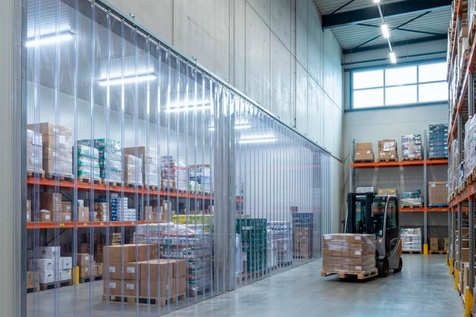 Штора ПВХ стандартная 400, полупрозрачная, гладкая